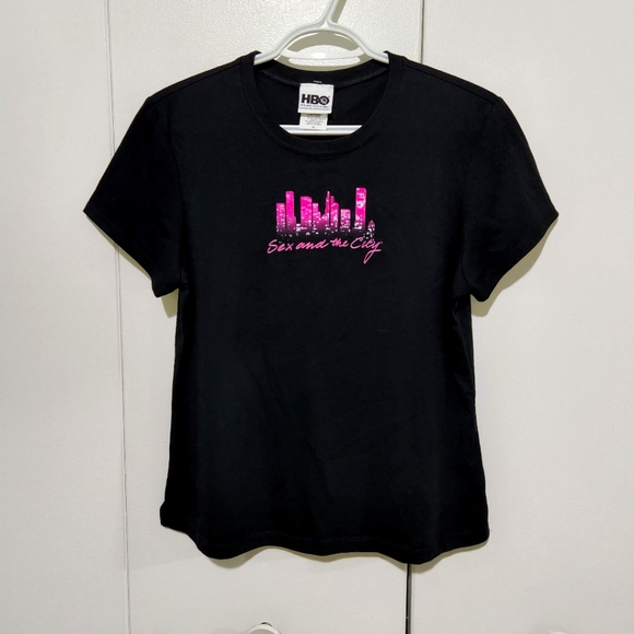 Sex In The City HBO black and hot pink tee-shirt. size XL - Picture 2 of 6